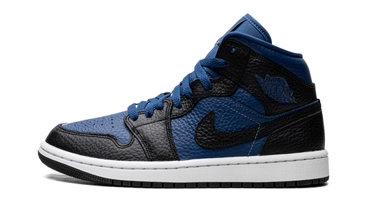 Overkicks - Air Jordan 1 Mid Split French Blue (DR0501-401) - vista lateral