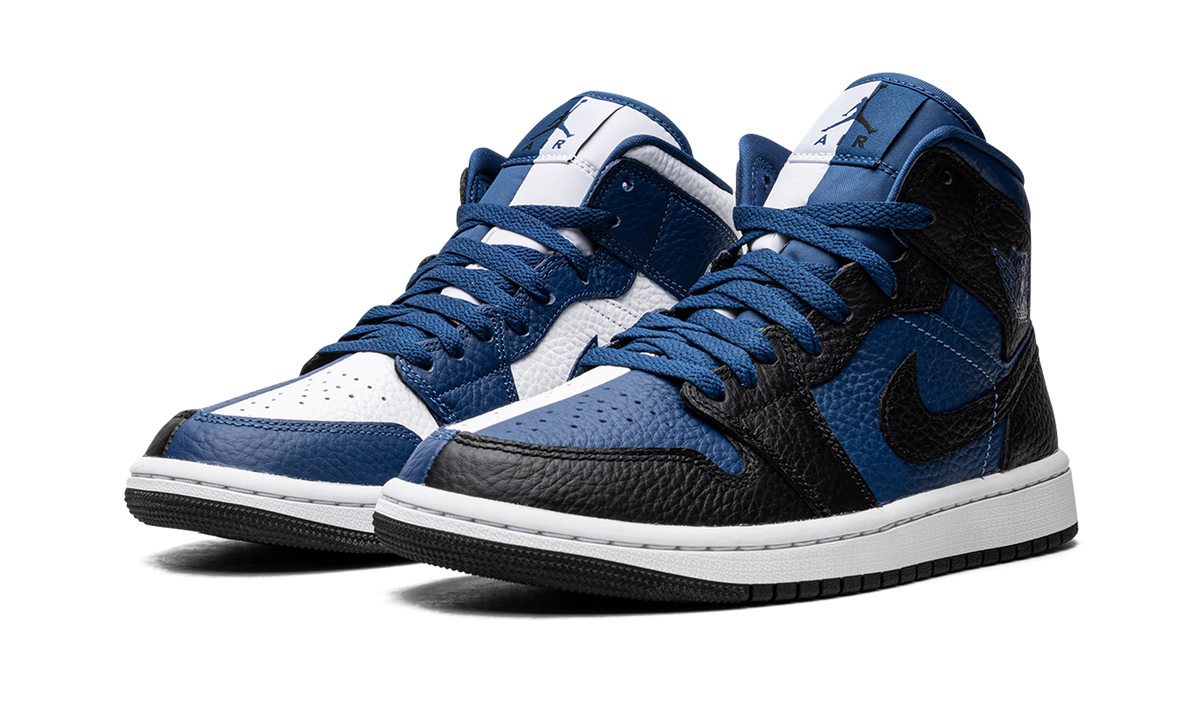 Overkicks - Air Jordan 1 Mid Split French Blue (DR0501-401) - vista trasera