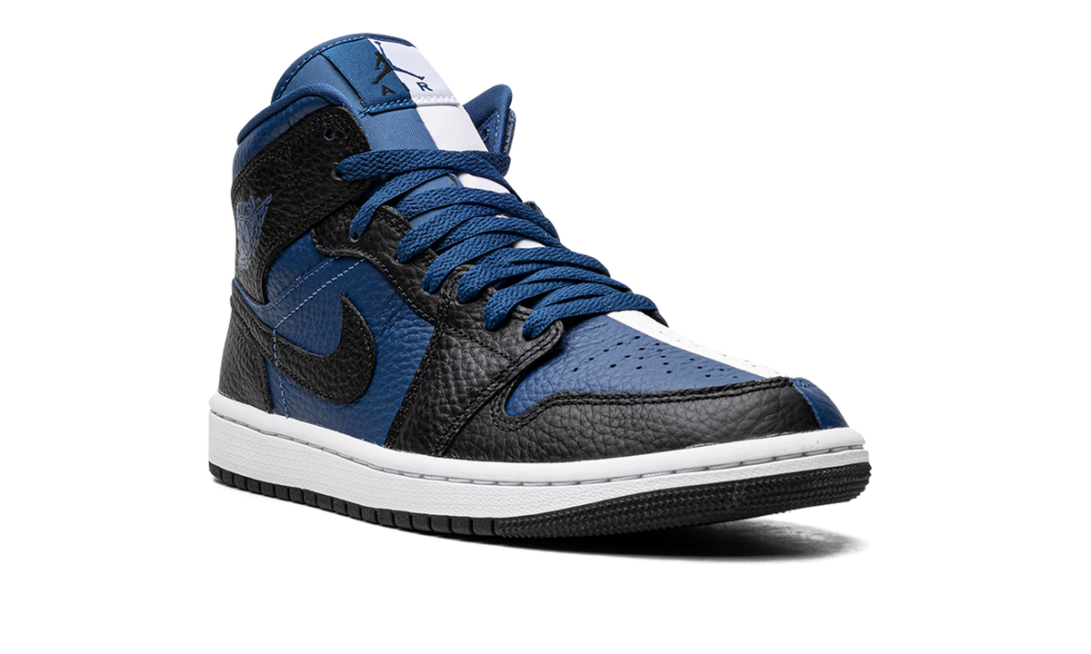 Overkicks - Air Jordan 1 Mid Split French Blue (DR0501-401) - detalle lateral interior