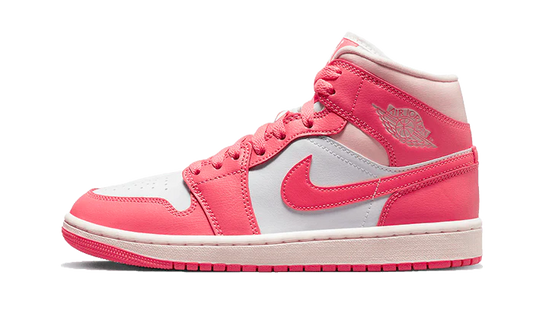 Overkicks - Air Jordan 1 Mid Strawberries and Cream (BQ6472-186) - vista lateral