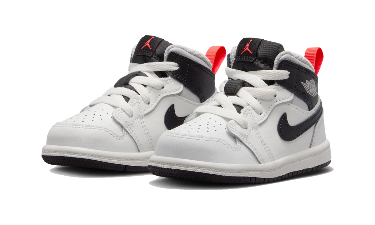 Overkicks - Air Jordan 1 Mid Summit White Infrared Black (TD) (DQ8425-109) - imagen 2