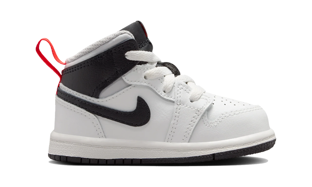 Overkicks - Air Jordan 1 Mid Summit White Infrared Black (TD) (DQ8425-109) - imagen 4