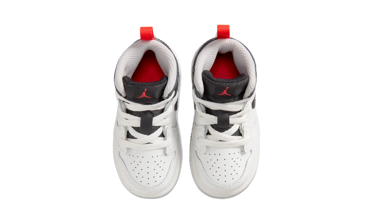 Overkicks - Air Jordan 1 Mid Summit White Infrared Black (TD) (DQ8425-109) - imagen 5