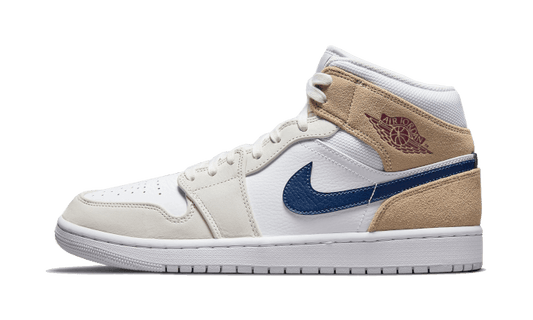 Overkicks - Air Jordan 1 Mid Tan Suede (DO6726-100) - vista lateral