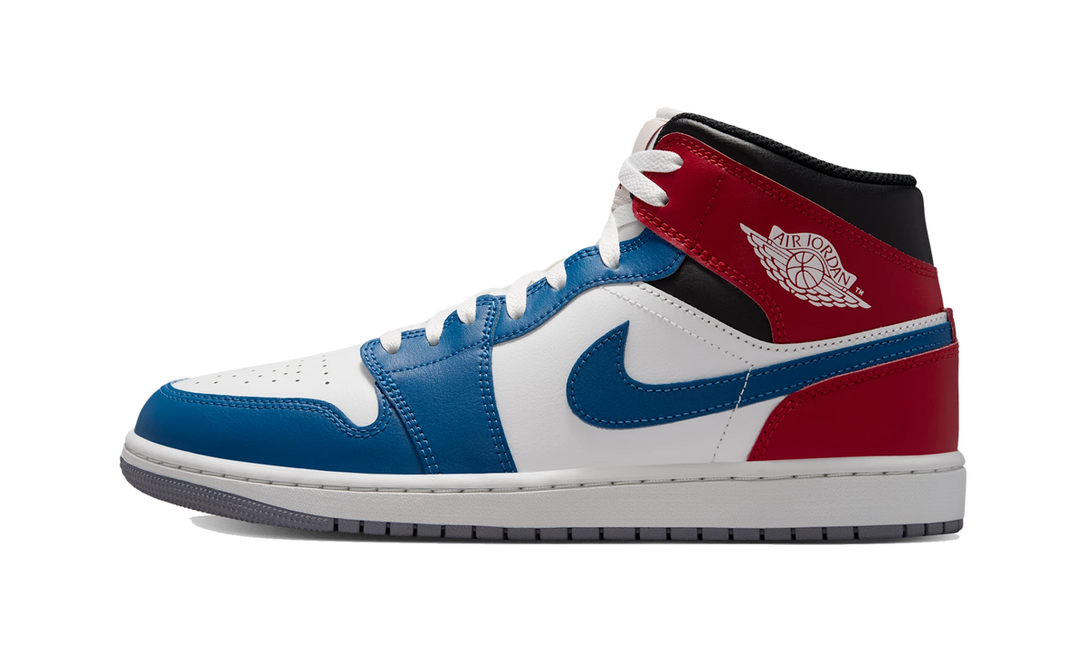 Overkicks - Air Jordan 1 Mid Team USA (DQ8426-406) - vista lateral