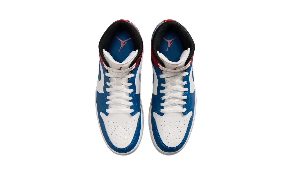Overkicks - Air Jordan 1 Mid Team USA (DQ8426-406) - vista superior