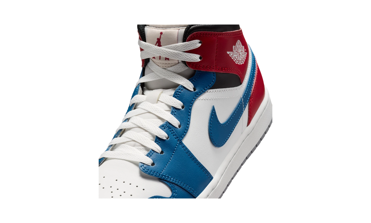 Overkicks - Air Jordan 1 Mid Team USA (DQ8426-406) - detalle lateral interior