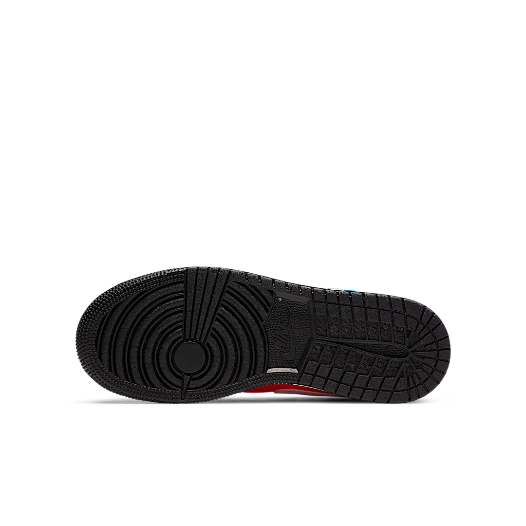 Overkicks - Air Jordan 1 Mid Tri Color Ribbons (GS) (CV4891-001) - imagen 4