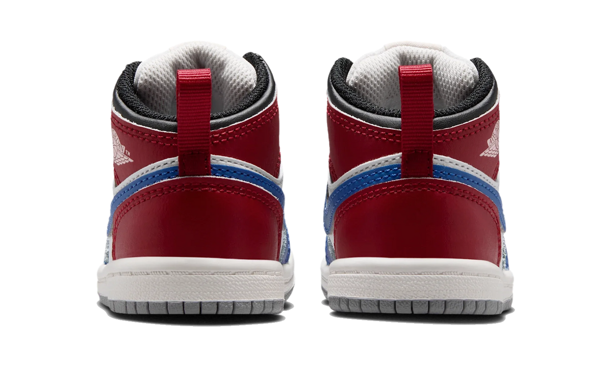 Overkicks - Air Jordan 1 Mid True Blue Varsity Red (TD) (DQ8425-406) - imagen 6