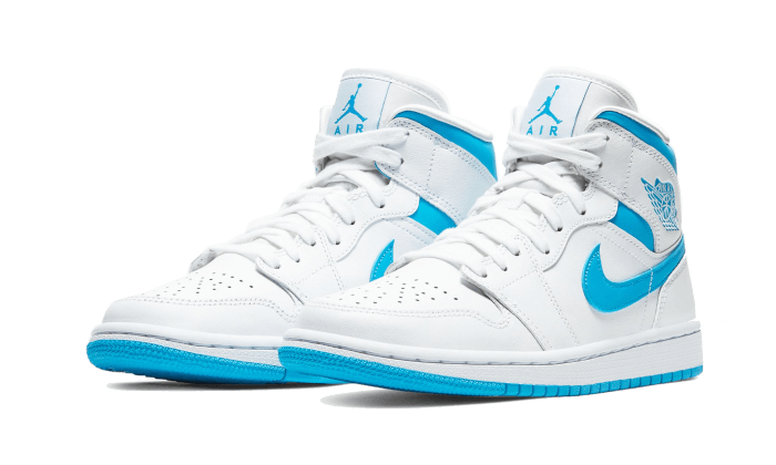 Overkicks - Air Jordan 1 Mid UNC (BQ6472-114) - vista trasera