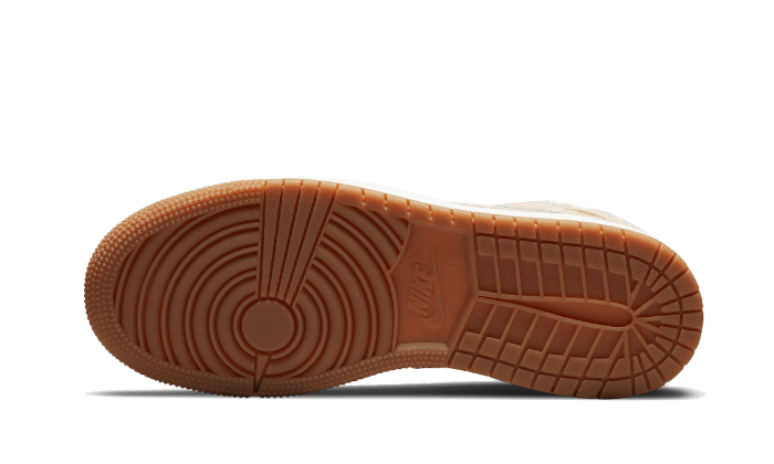 Overkicks - Air Jordan 1 Mid Utility Fleece Pearl White (DO2207-264) - detalle suela