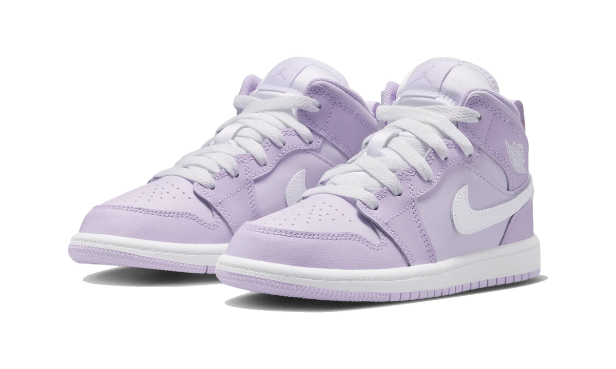 Overkicks - Air Jordan 1 Mid Violet Mist Barely Grape (PS) (DQ8424-502) - imagen 2