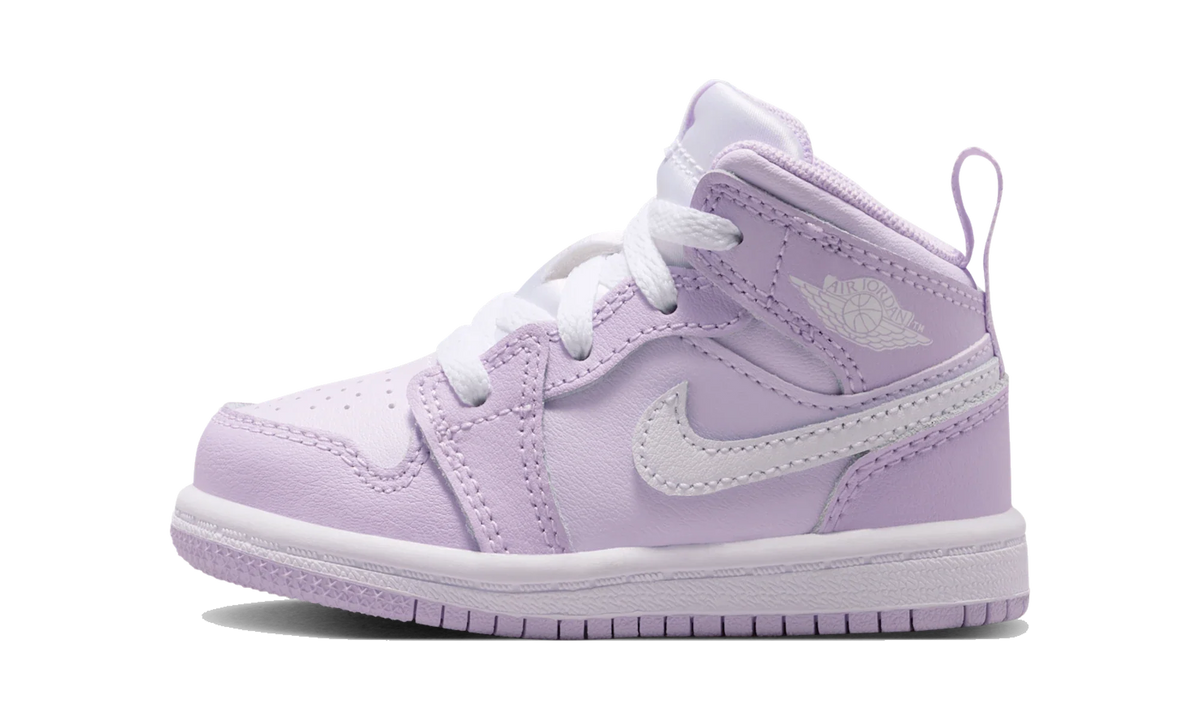 Overkicks - Air Jordan 1 Mid Violet Mist Barely Grape (TD) (DQ8425-502) - vista lateral