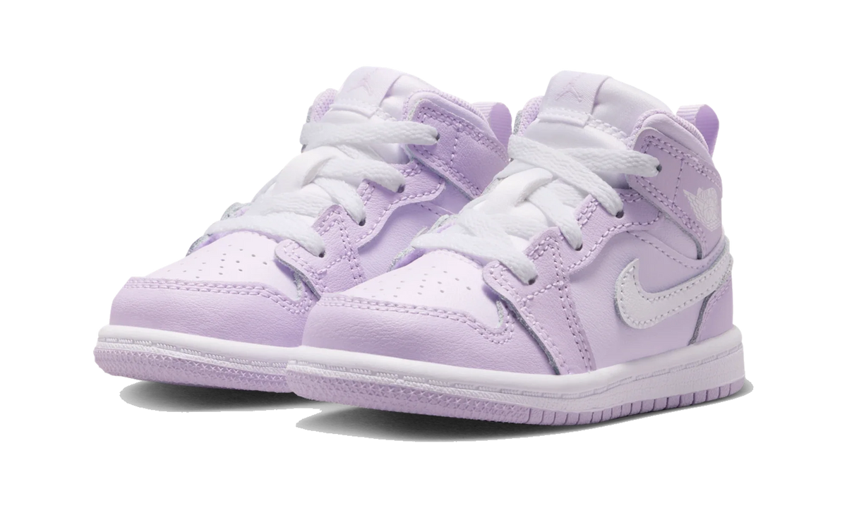 Overkicks - Air Jordan 1 Mid Violet Mist Barely Grape (TD) (DQ8425-502) - imagen 2