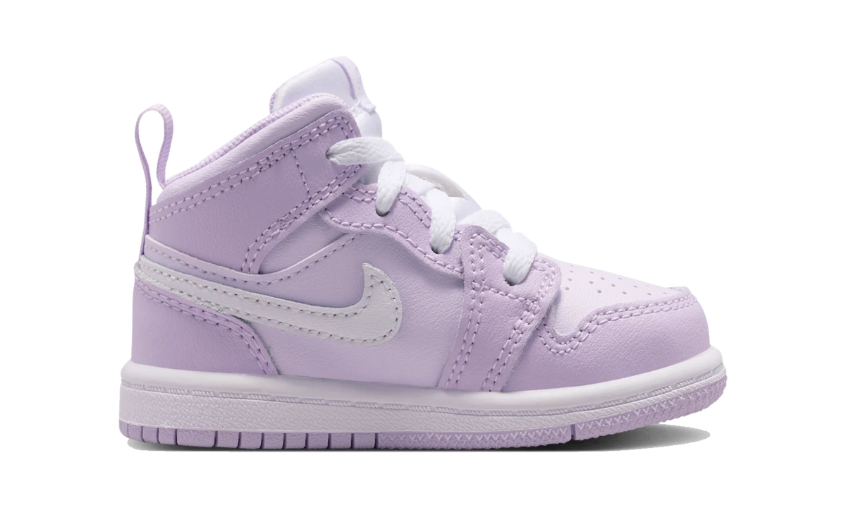 Overkicks - Air Jordan 1 Mid Violet Mist Barely Grape (TD) (DQ8425-502) - imagen 4