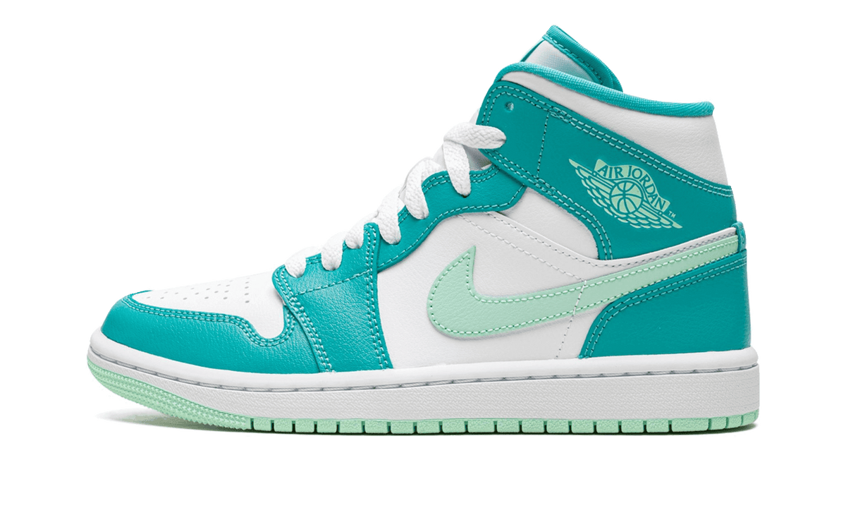 Overkicks - Air Jordan 1 Mid Washed Teal (DV2229-300) - vista lateral