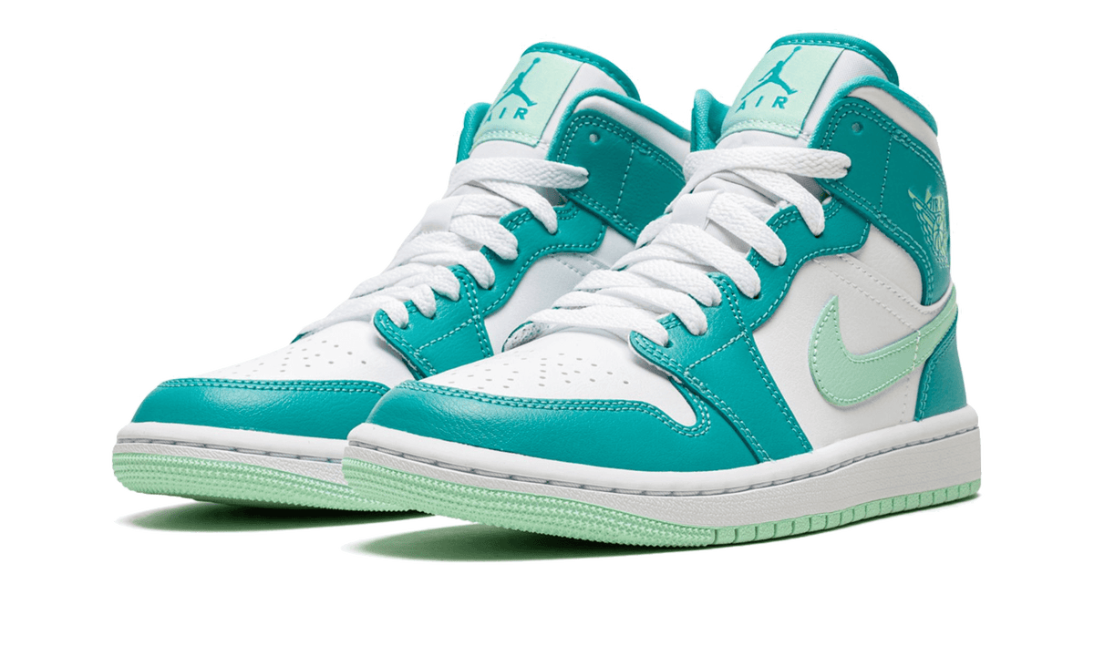 Overkicks - Air Jordan 1 Mid Washed Teal (DV2229-300) - vista trasera