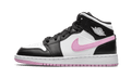 Air Jordan 1 Mid White Black Light Arctic Pink (GS)