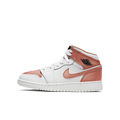 Air Jordan 1 Mid White Rose Gold (GS)