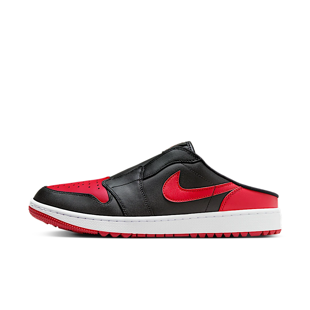 Overkicks - Air Jordan 1 Mule Golf Bred (FJ1214-001) - vista lateral