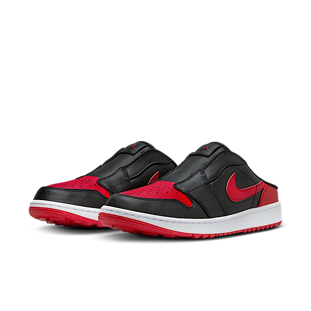 Overkicks - Air Jordan 1 Mule Golf Bred (FJ1214-001) - vista trasera