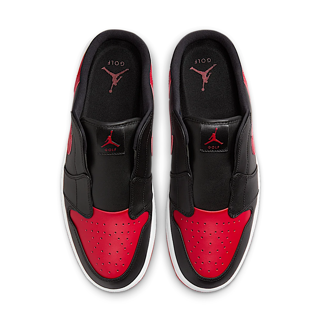Overkicks - Air Jordan 1 Mule Golf Bred (FJ1214-001) - par completo
