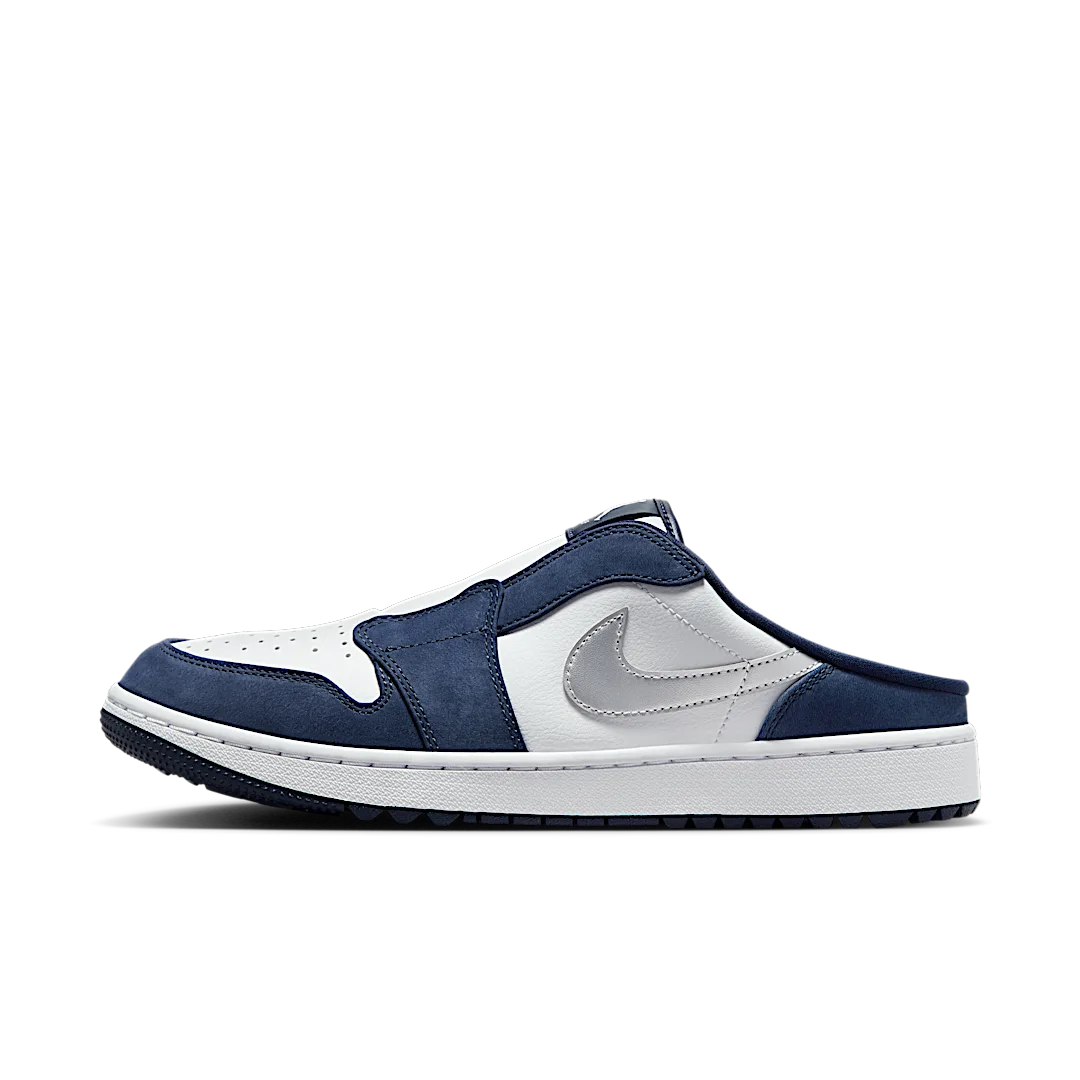 Overkicks - Air Jordan 1 Mule Golf Midnight Navy (FJ1214-102) - vista lateral