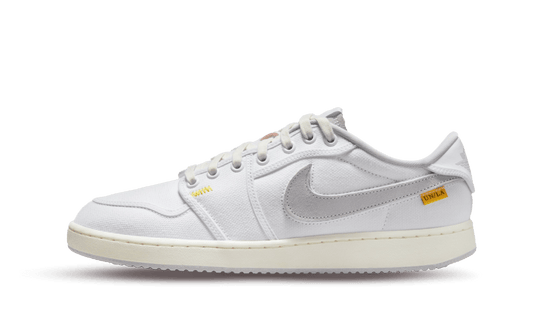 Overkicks - Air Jordan 1 Retro AJKO Low SP Union White Canvas (DO8912-101) - vista lateral