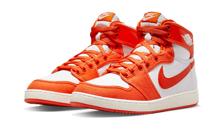 Overkicks - Air Jordan 1 Retro AJKO Rush Orange (DO5047-801) - vista trasera