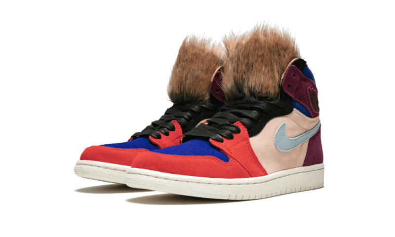 Overkicks - Air Jordan 1 Retro High Aleali May Court Lux (BV2613-600) - vista trasera