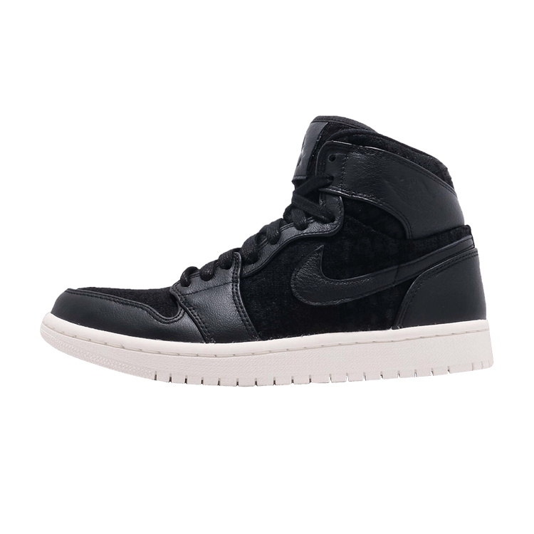 Overkicks - Air Jordan 1 Retro High Black Sail (Women's) (AH7389-001) - vista lateral