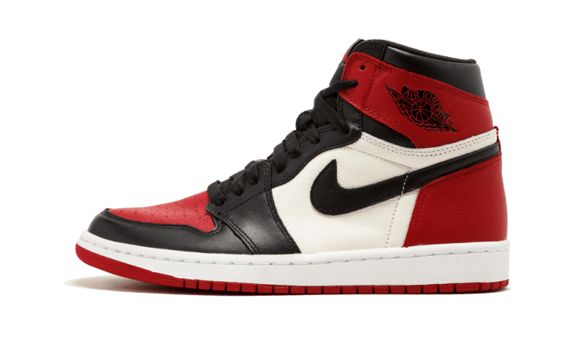 Overkicks - Air Jordan 1 Retro High Bred Toe (555088-610) - vista lateral