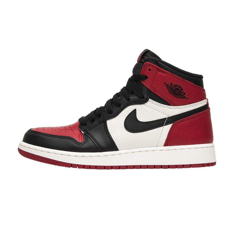 Overkicks - Air Jordan 1 Retro High Bred Toe (GS) (575441-610) - vista lateral