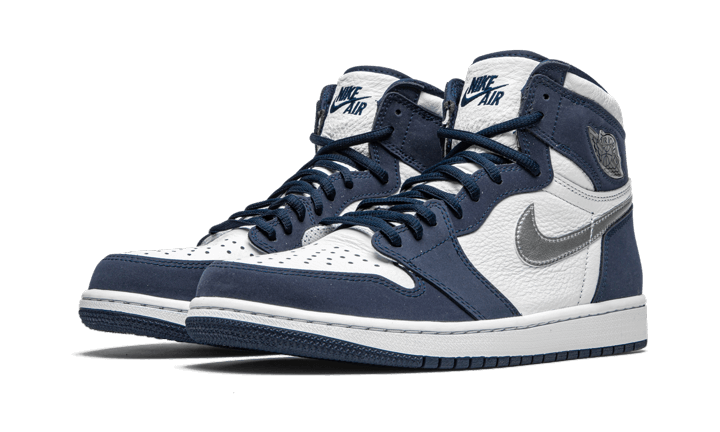 Overkicks - Air Jordan 1 Retro High CO.JP Midnight Navy (2020) (DC1788-100) - vista trasera