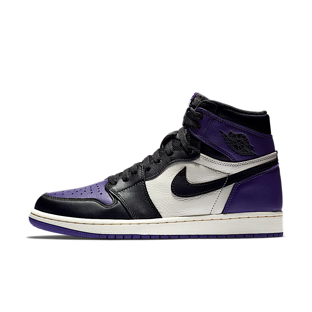 Overkicks - Air Jordan 1 Retro High Court Purple (555088-501) - vista lateral