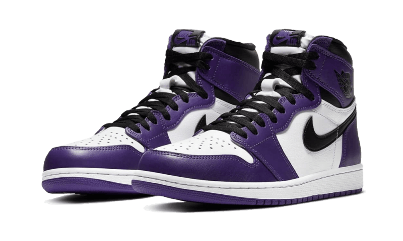 Overkicks - Air Jordan 1 Retro High Court Purple White (555088-500 / 575441-500) - vista trasera