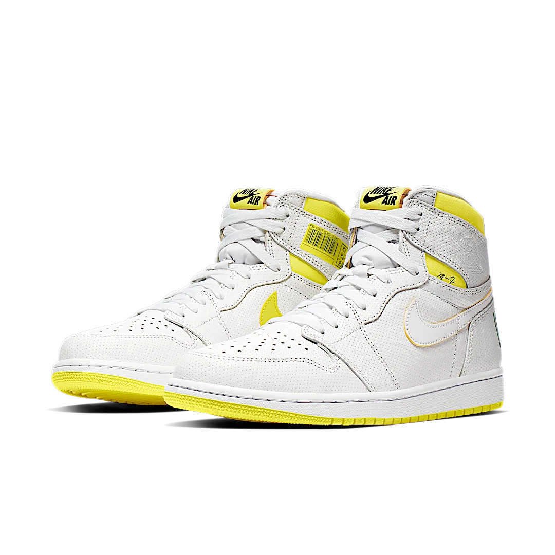 Overkicks - Air Jordan 1 Retro High First Class Flight (555088-170) - vista trasera