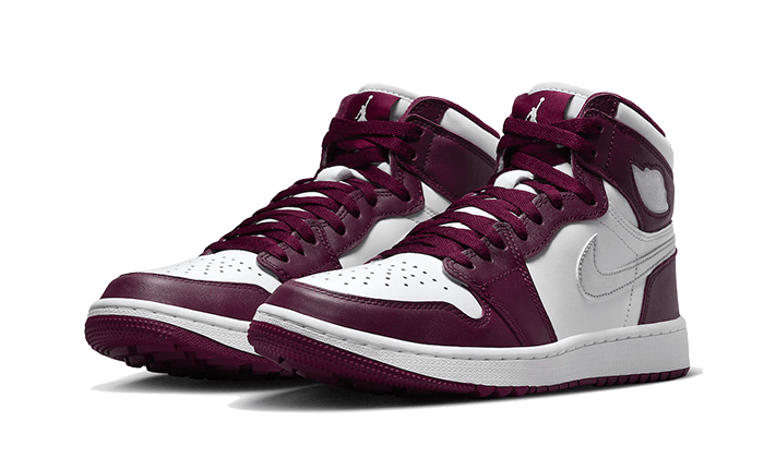 Overkicks - Air Jordan 1 Retro High Golf Bordeaux (DQ0660-103) - vista trasera