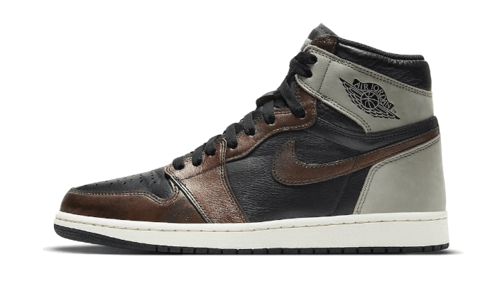 Overkicks - Air Jordan 1 Retro High Light Army Rust Shadow Patina (555088-033) - vista lateral