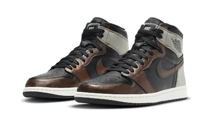 Overkicks - Air Jordan 1 Retro High Light Army Rust Shadow Patina (555088-033) - vista trasera