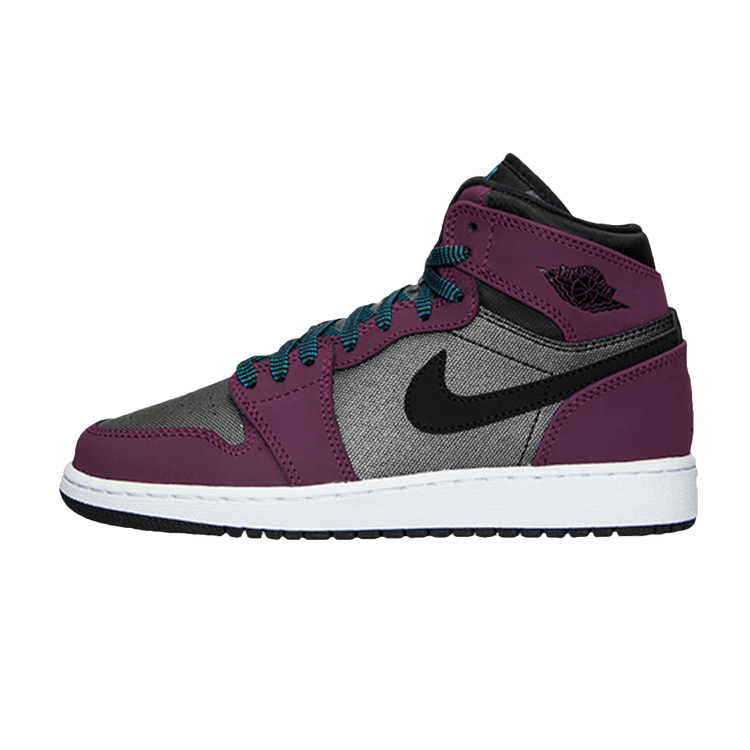 Overkicks - Air Jordan 1 Retro High Mulberry (GS) (332148-505) - vista lateral