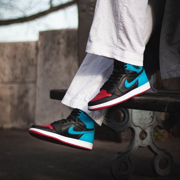 Overkicks - Air Jordan 1 Retro High NC to Chi (CD0461-046) - detalle talón