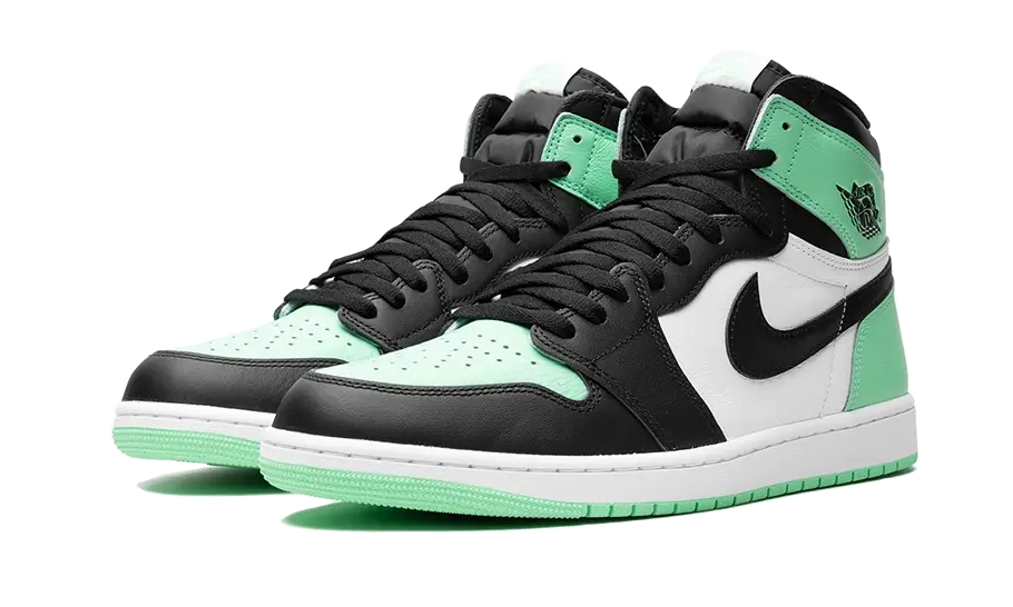 Overkicks - Air Jordan 1 Retro High OG Green Glow (DZ5485-130 / FD1437-130) - vista trasera