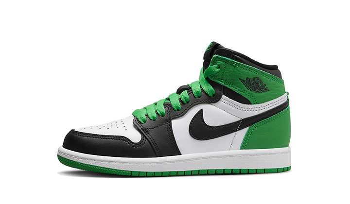 Overkicks - Air Jordan 1 Retro High OG Lucky Green (PS) (FD1412-031) - vista lateral