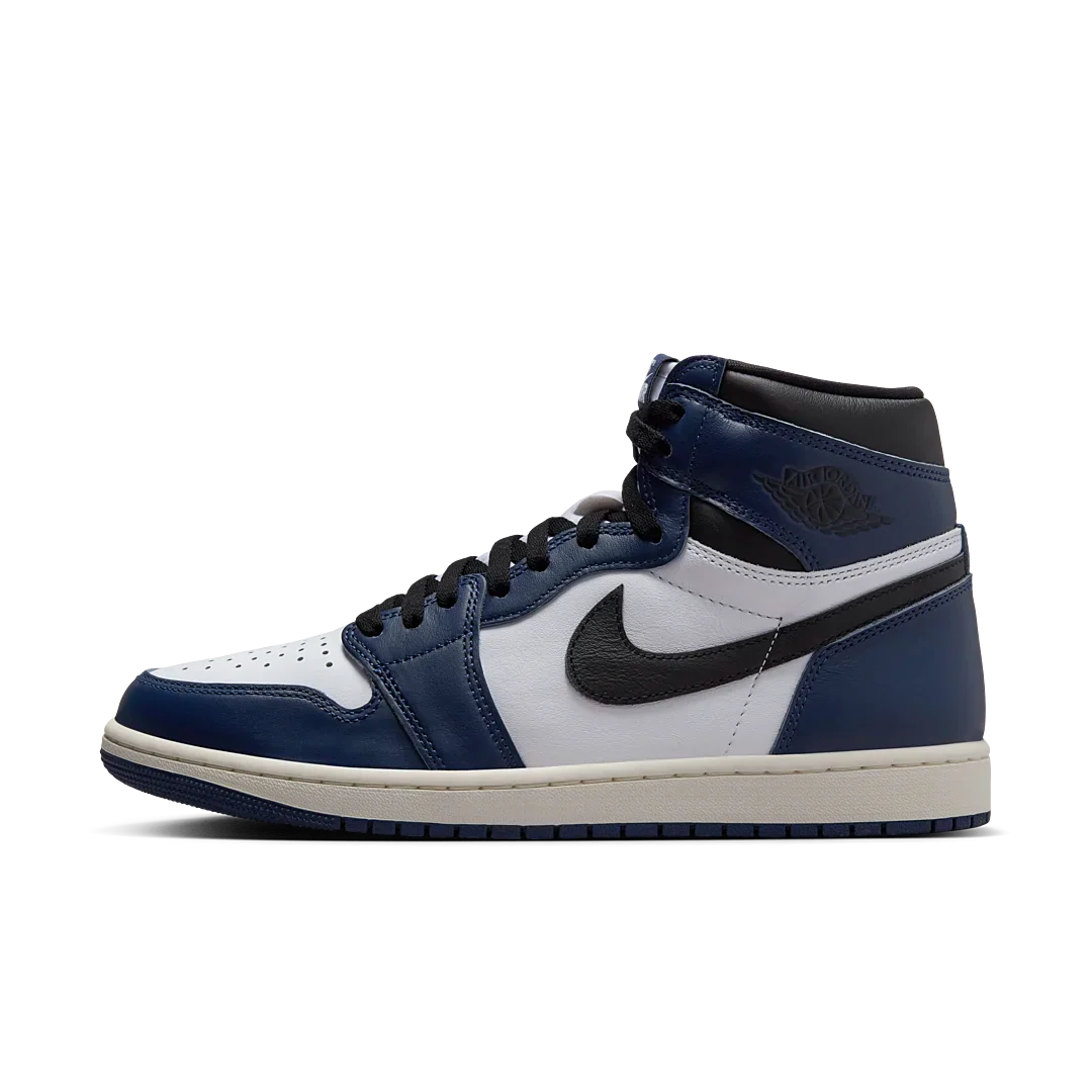 Overkicks - Air Jordan 1 Retro High OG Midnight Navy (GS) (FD1437-401) - vista lateral