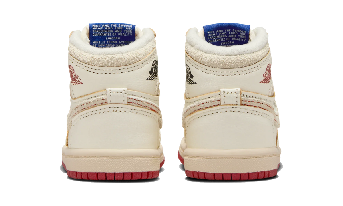 Overkicks - Air Jordan 1 Retro High OG Rare Air Sail Cinnabar (TD) (FD2598-100) - imagen 6
