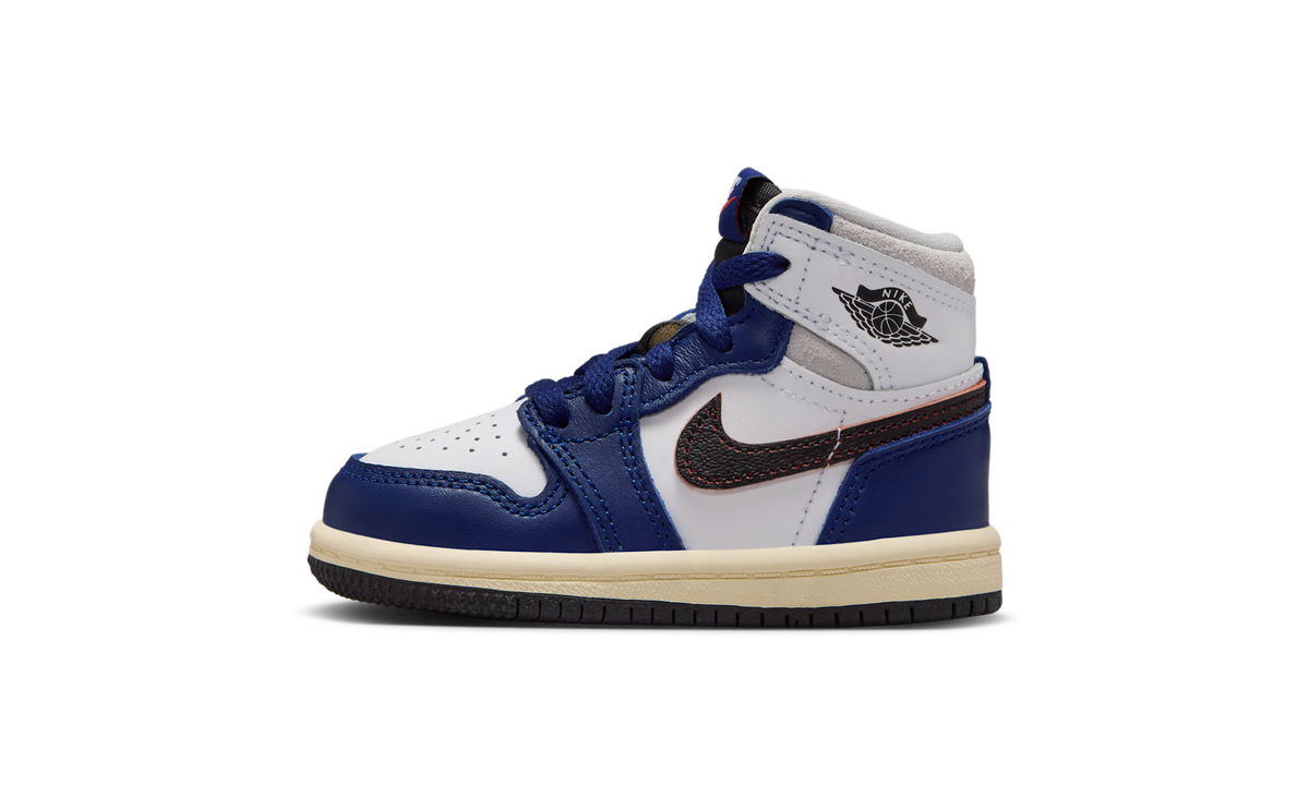 Overkicks - Air Jordan 1 Retro High OG Rare Air (TD) (FD1413-100) - vista lateral