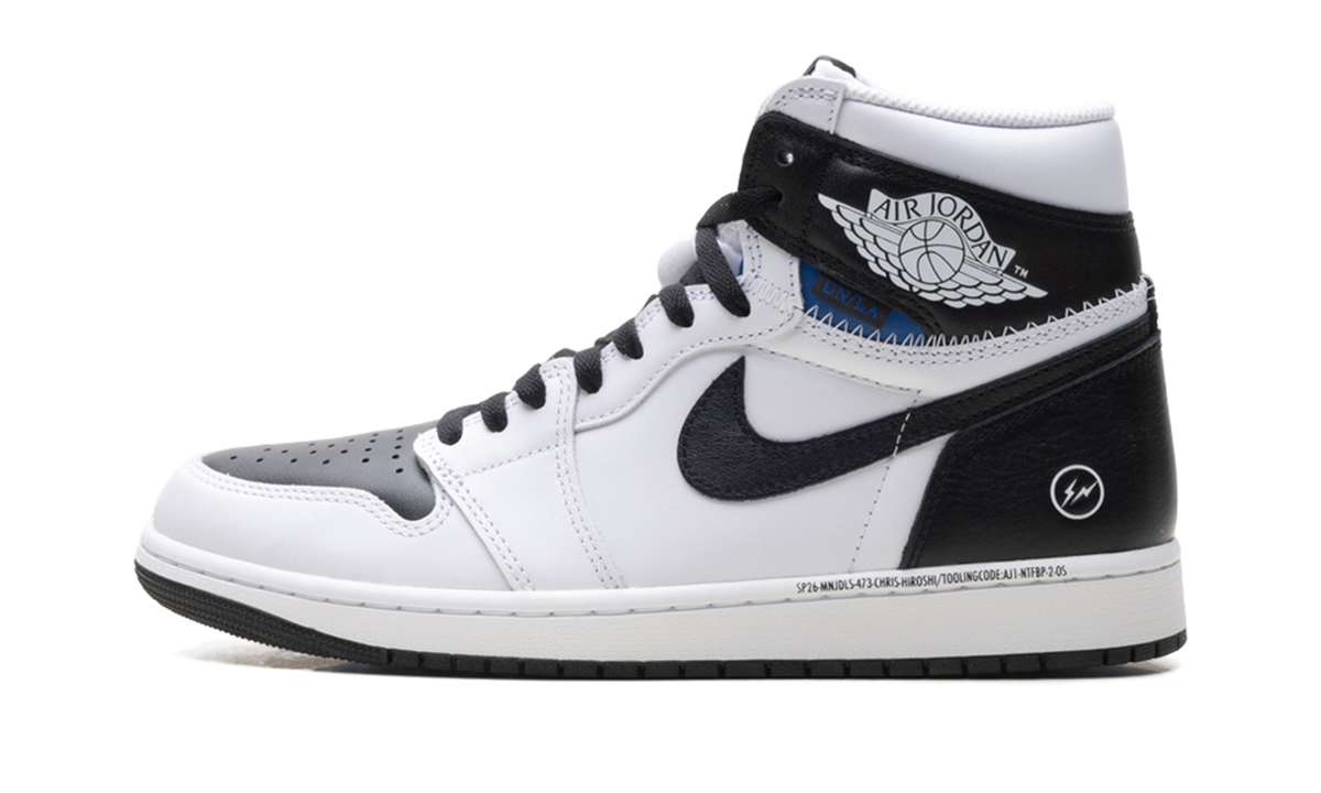 Overkicks - Air Jordan 1 Retro High OG SP Fragment x Union LA White Black (II7282-100) - vista lateral