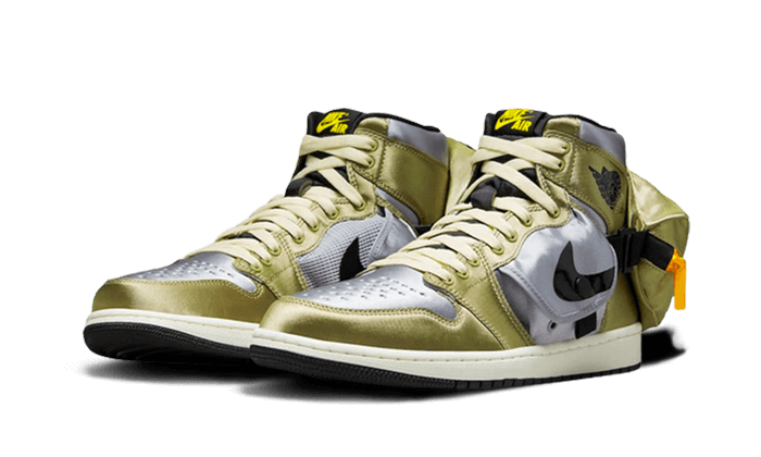 Overkicks - Air Jordan 1 Retro High OG SP Utility Neutral Olive Light Steel Grey (DO8727-200) - vista trasera