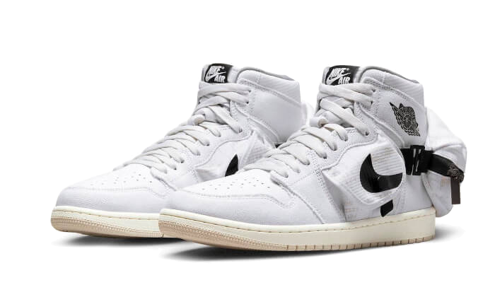 Overkicks - Air Jordan 1 Retro High OG SP Utility White Black (DO8727-100) - vista trasera